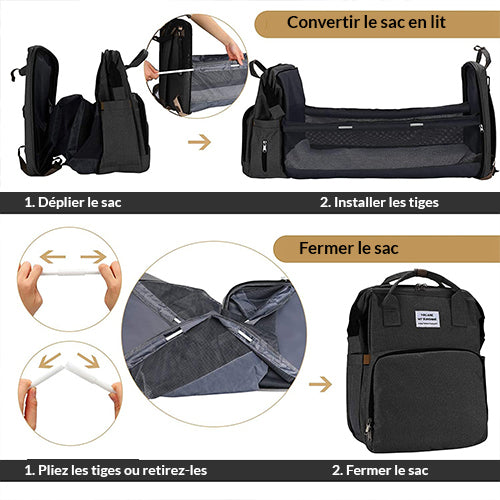 Sac à Langer - Lit Convertible