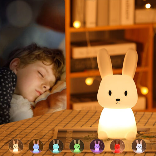 Veilleuse Lapin Bébé - "Ninou"