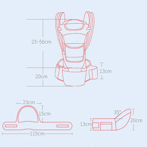 Porte-Bébé Ergonomique