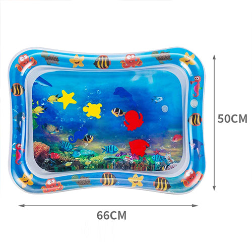 2windeal® Tapis d'eau Gonflable Centre de Jeu Mat bébé éducatif enfant  requin avec boîte 66*50cm